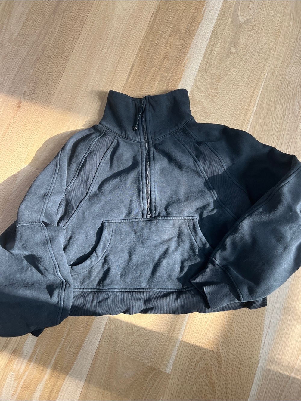 lululemon athletica Black Women's Half-Zip Pullover Hoodie